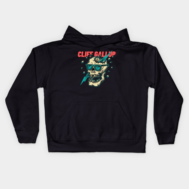 cliff gallup Kids Hoodie by Maria crew